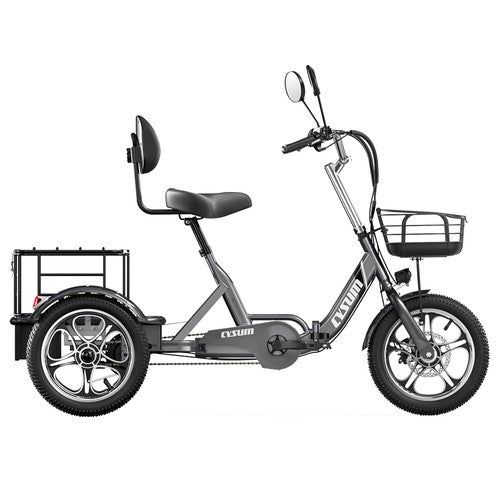 Cysum T1 Pro elektriskais trīsritenis, 250 W motors 48V22Ah