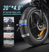 Samebike LOTDM200-II 750W elektriskais velosipēds