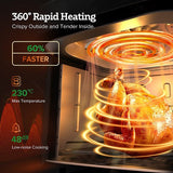 CHEFREE AF500 1700 W 6,5 l karstā gaisa friteris ar viedo termometru