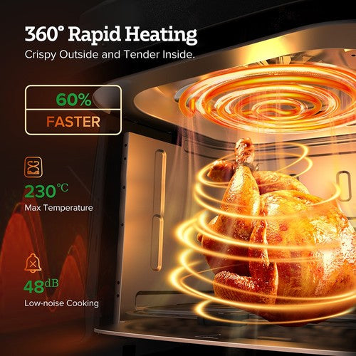 CHEFREE AF500 1700 W 6,5 l karstā gaisa friteris ar viedo termometru