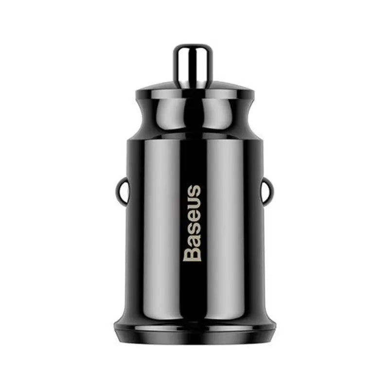 Baseus Grain Car Charger 2x USB 5V 3.1A (black)