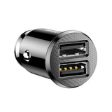 Baseus Grain Car Charger 2x USB 5V 3.1A (black)