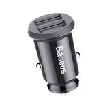 Baseus Grain Car Charger 2x USB 5V 3.1A (black)