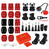Set of 53 Puluz accessories for sports cameras PKT16