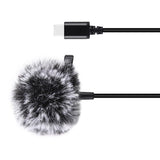 Jack Puluz tie microphone with clip PU425 1.5m USB-C