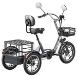 Cysum T1 Pro elektriskais trīsritenis, 250 W motors 48V22Ah