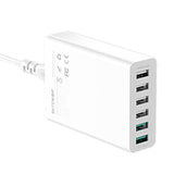 Charger 6x USB Blitzwolf BW-S15, QC 3.0, 60 W (white)