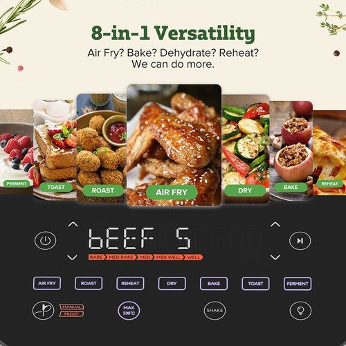 CHEFREE AF500 1700 W 6,5 l karstā gaisa friteris ar viedo termometru
