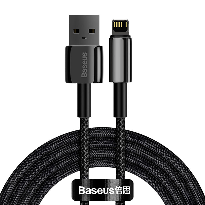 Baseus Tungsten Gold Cable USB to iP 2.4A 2m (black)