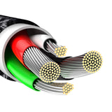 Baseus Tungsten Gold Cable USB to iP 2.4A 2m (black)