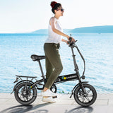 Samebike YINYU14 pārnēsājams elektriskais velosipēds