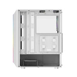 Darkflash DK151 LED computer case (white) + 3 RGB fans
