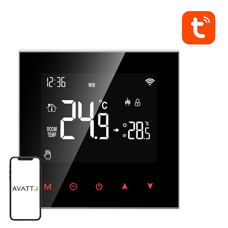 Avatto ZWT100 smart thermostat 3A ZigBee water heater TUYA