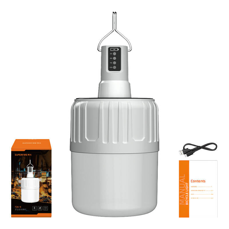Superfire T26-S camping lamp, 500 lm, solar, 18W, 3 modes