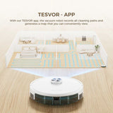 Tesvor S7 Pro AES robotizētais putekļu sūcējs 6000Pa