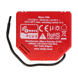 Shelly Qubino Wave1PM Controller, 1-channel, Z-Wave (Power measurement)