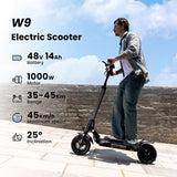 iScooter W9 elektriskais skrejritenis 1000W 48V 14Ah