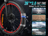 SAMEBIKE LO26 Plus 1000W jaudīgs saliekams elektriskais velosipēds