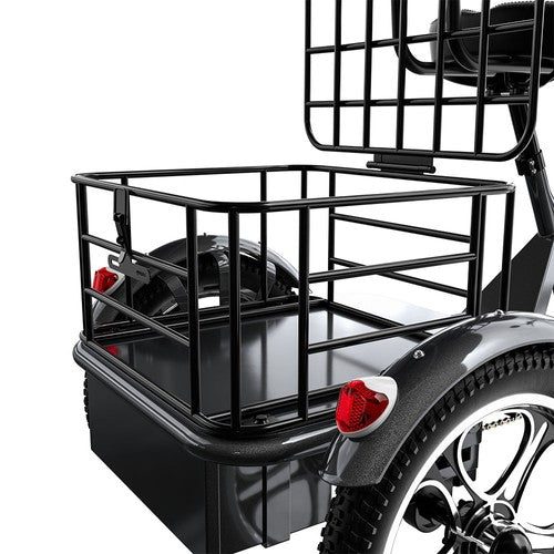 Cysum T1 Pro elektriskais trīsritenis, 250 W motors 48V22Ah
