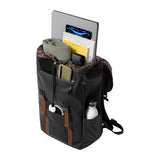 Laptop backpack Tomtoc VintPack-TA1,15,6"/22L / 15,6'' (black)