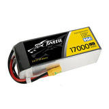 Tattu 17000mAh 22.8V 15C 6S1P Lipo Battery with XT90-S(anti-spark) Plug