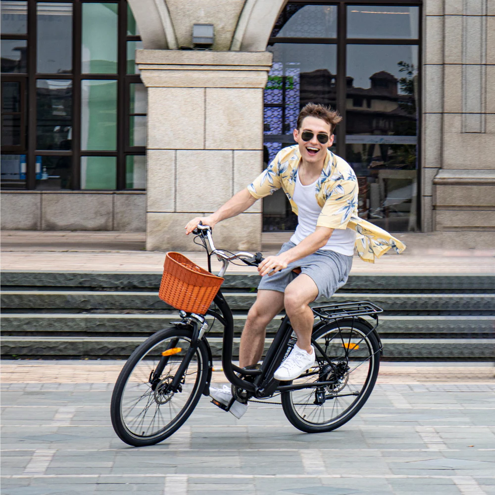 DYU C6 26 collu pilsētas elektriskais velosipēds