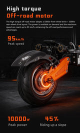 BOYUEDA M2 Elektriskais skrejritenis, 2x 10000W, 95km/h
