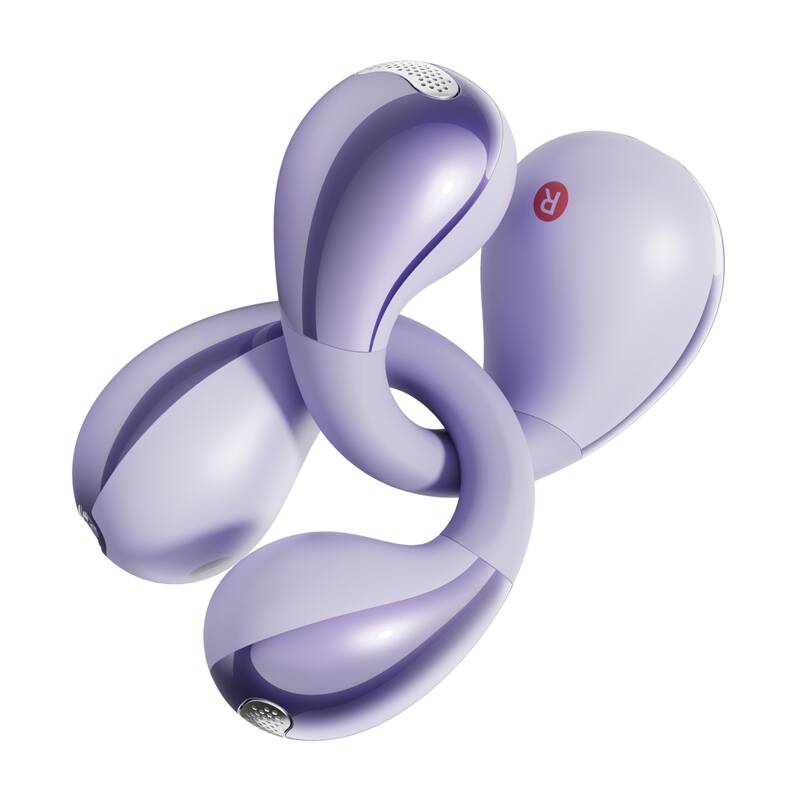 QCY Crossky Clip C30 headphones (purple)