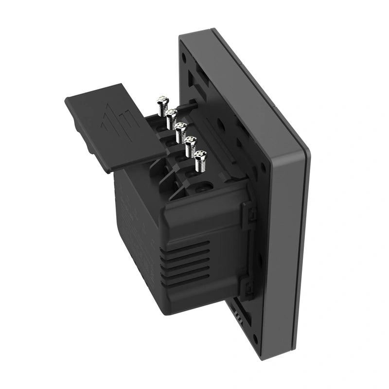 SONOFF M5-3C-80 Smart WiFi Wall Switch (3-channel, flush-mount, graphite)