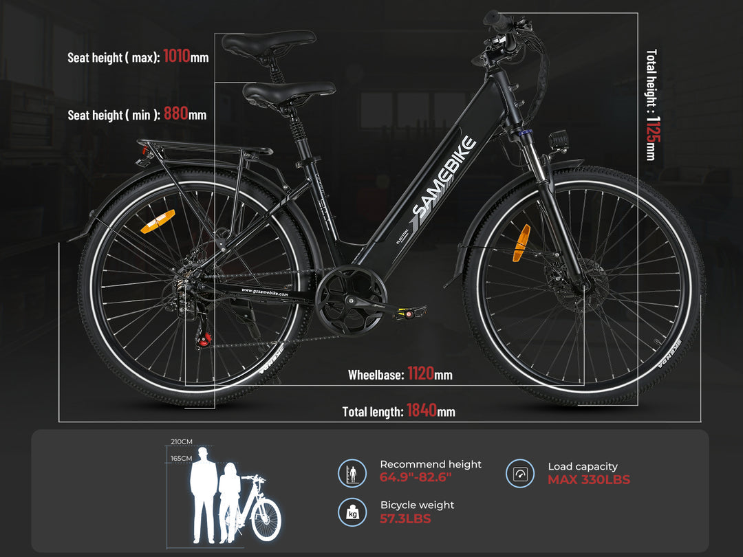SAMEBIKE RS-A01 Pro-T elektriskais velosipēds