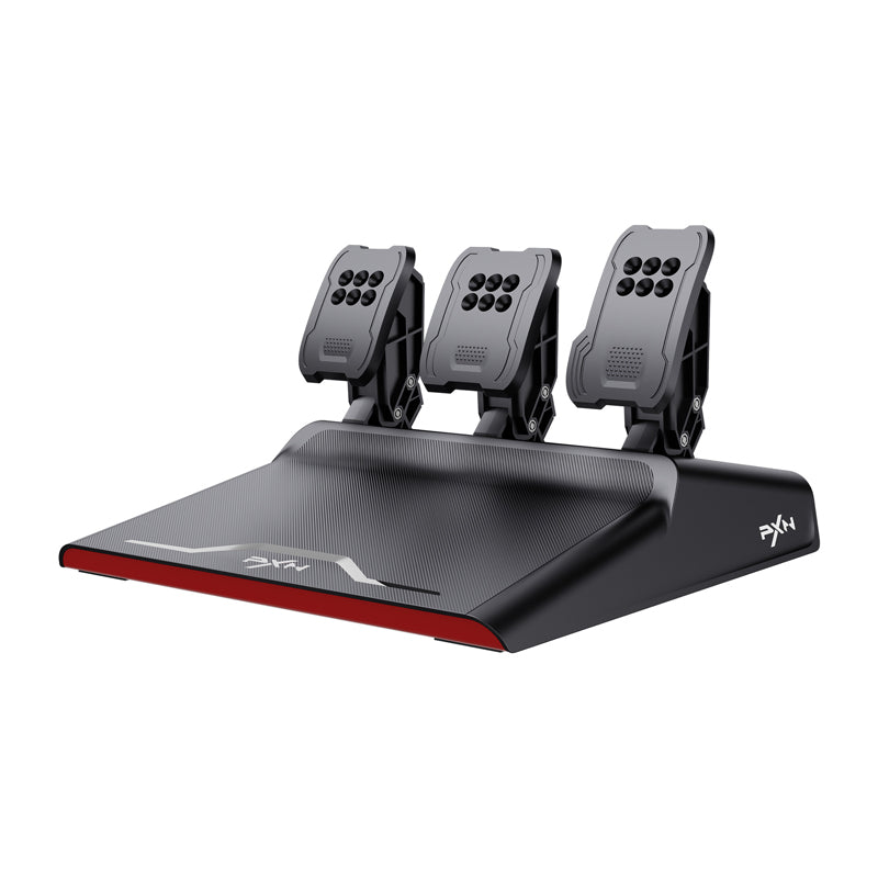 PXN-V10 Pro gaming set - steering wheel + pedals + mounting clamps (PC / PS4 / Xbox One / Xbox Series X|S)