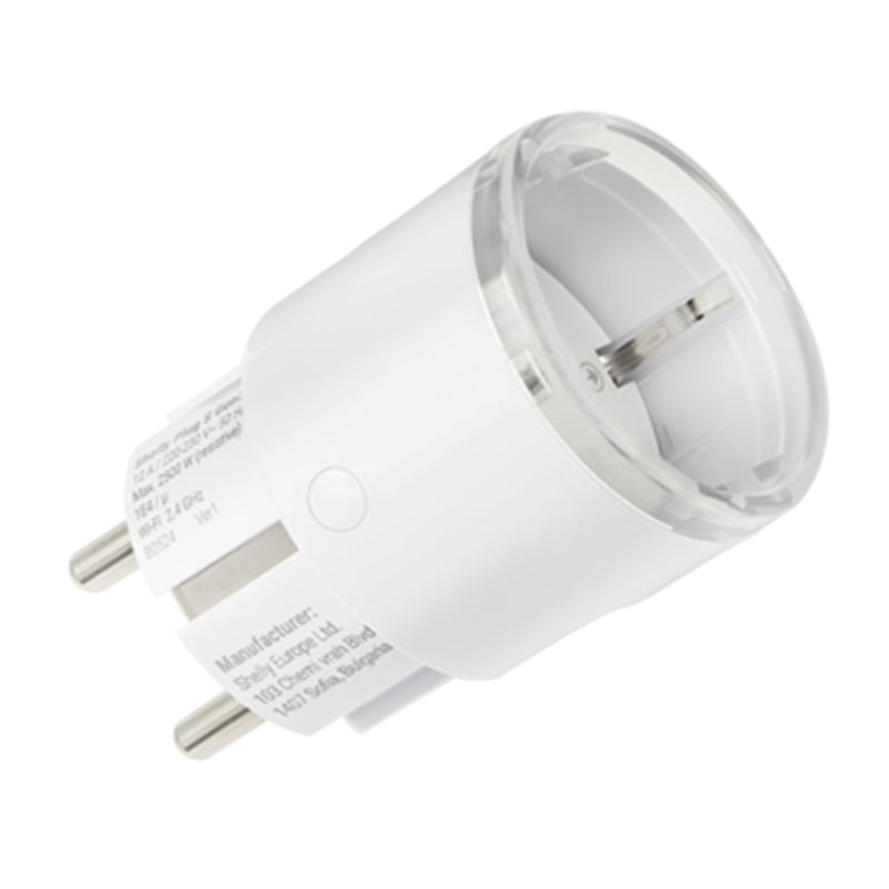 Set of 5 Shelly Plug S MTR Gen3 12A smart outlets (white)