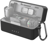 PULUZ Silicone Charging Case Protective Cover for DJI Mic 3 (Black)