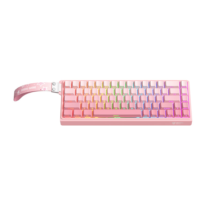 ONIKUMA G69 Keyboard (pink) (QWERTY)