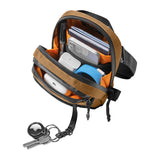 TOMTOC Aviator-T37 travel bag with shoulder strap X-Pac 1.3L (brown)