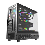 DarkFlash DS950V computer case with display (black) + 6 fans