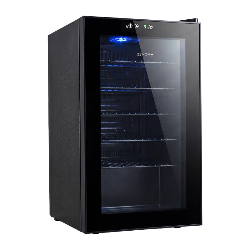 Euhomy BR001-89 70L beverage display refrigerator (black)