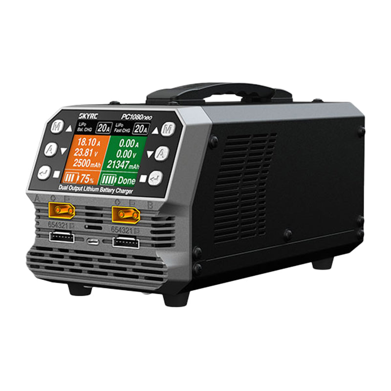 SkyRC PC1080neo dual-channel lithium battery charger
