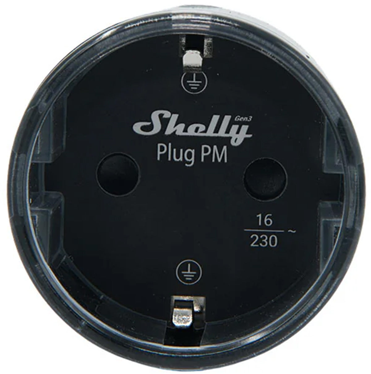 Shelly Plug PM Gen3 Matter 13A smart socket, black