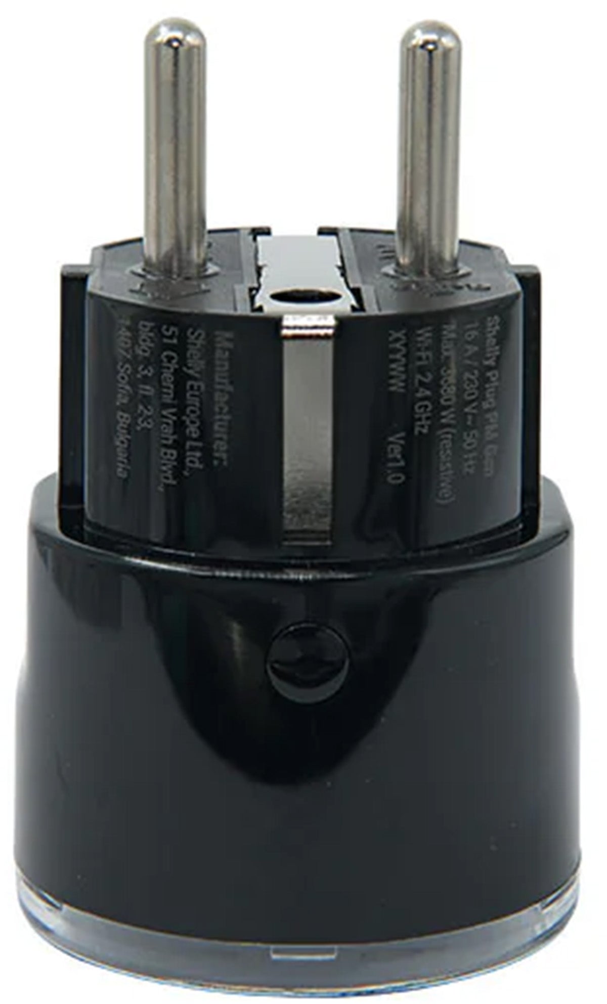 Shelly Plug PM Gen3 Matter 13A smart socket, black
