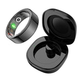 COLMI R02 Smart Ring, size 9, 18.9 mm (black) + charging case