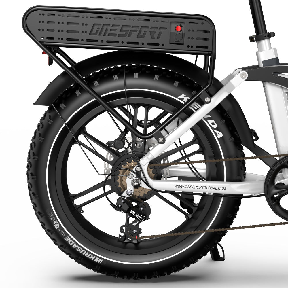 Oneport OT08 Pro pilnas amortizācijas elektriskais velosipēds 18Ah 2x