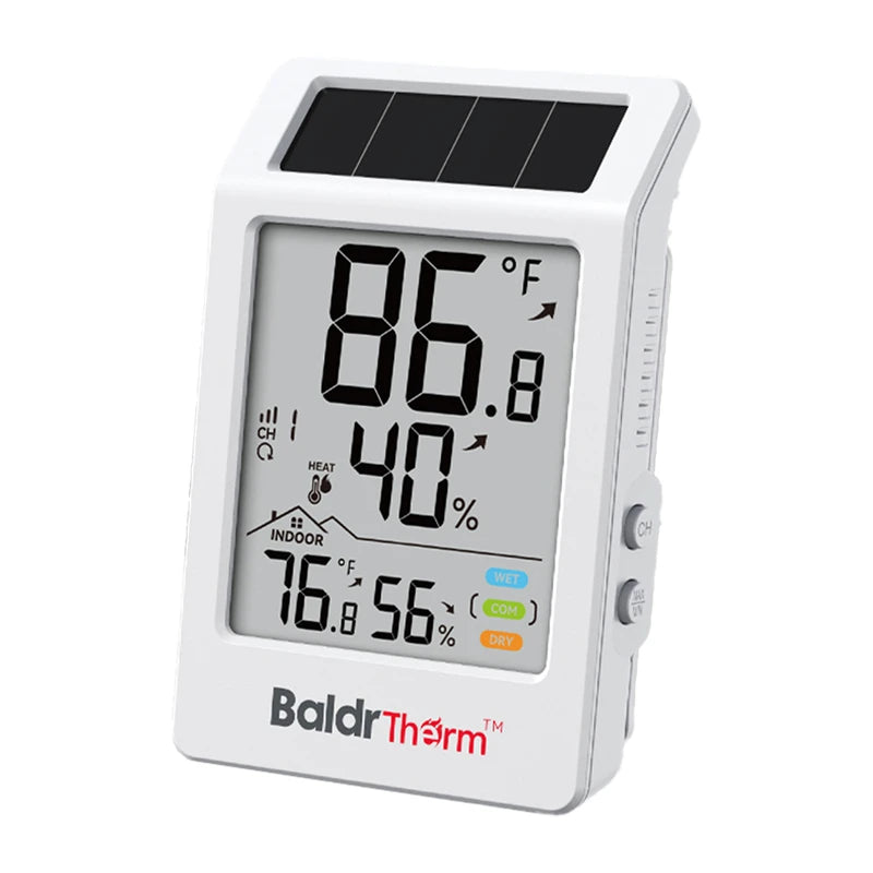 BALDRTHERM B0707 Solar-Powered Thermo-Hygrometer