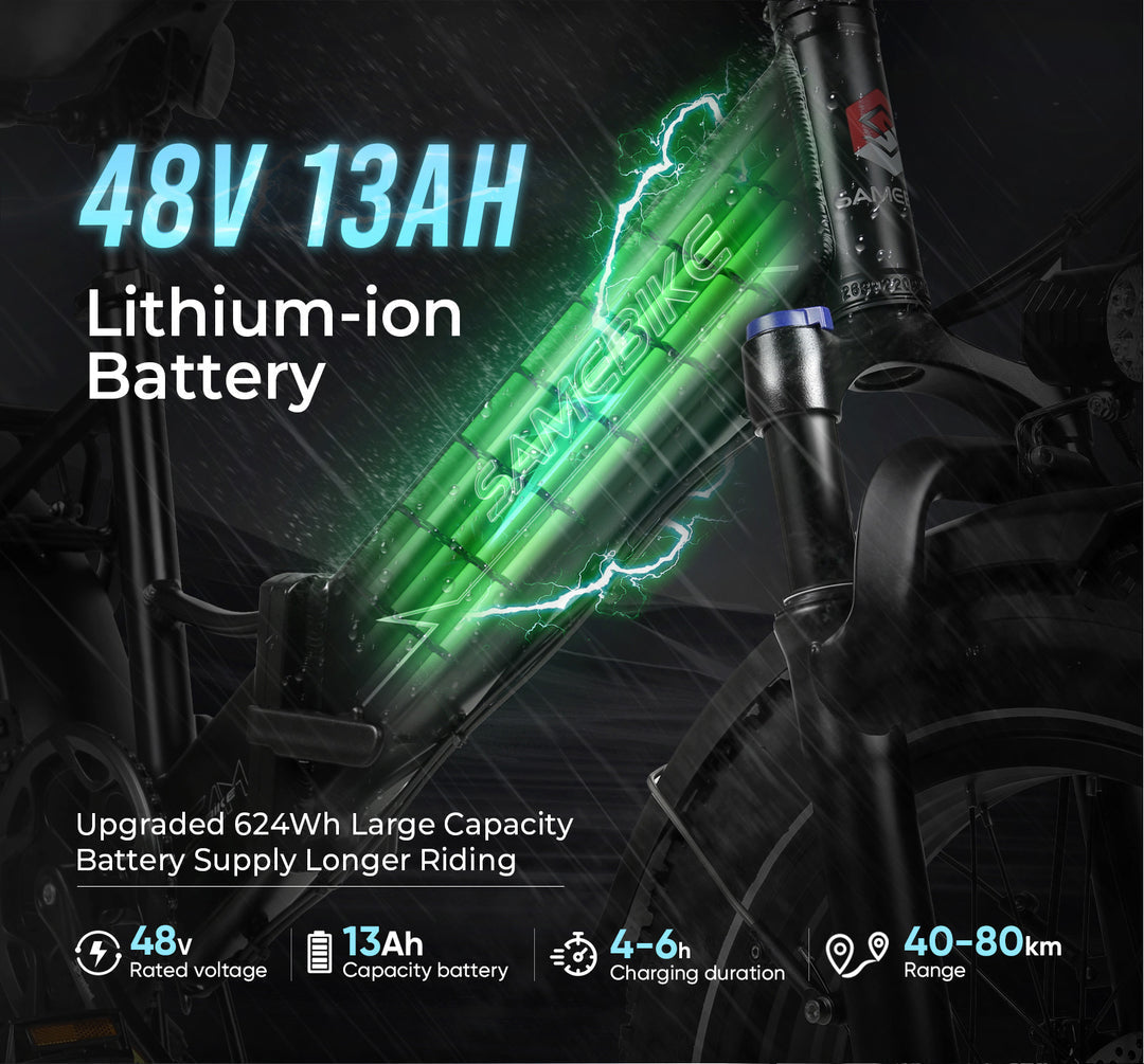 Samebike LOTDM200-II 750W elektriskais velosipēds