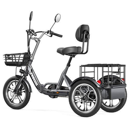 Cysum T1 Pro elektriskais trīsritenis, 250 W motors 48V22Ah