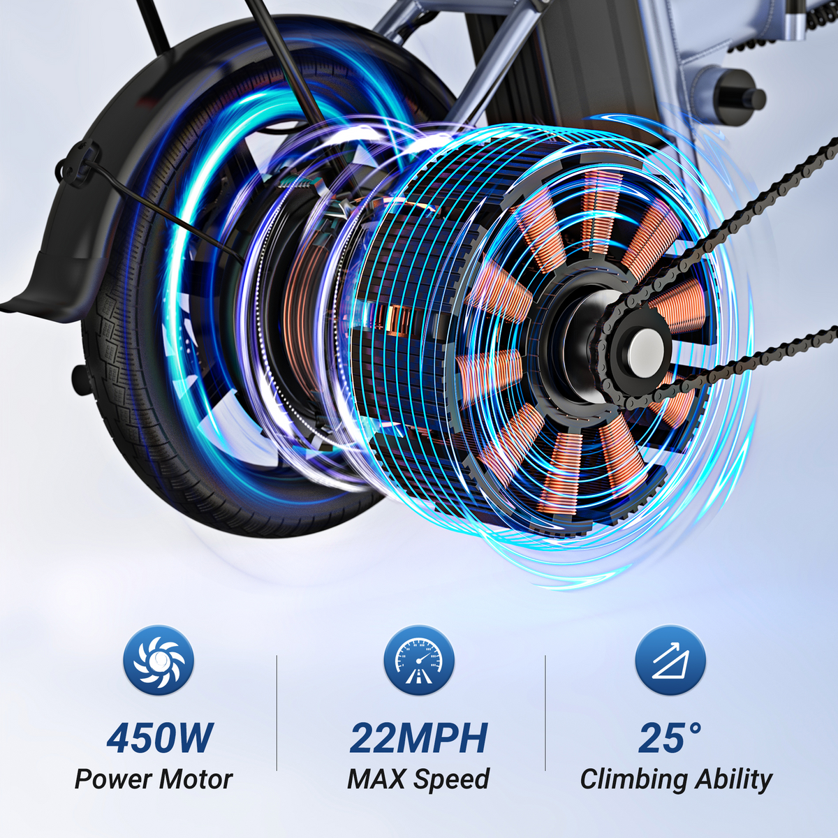 AOVOPRO EB60 elektriskais velosipēds 10Ah 500W