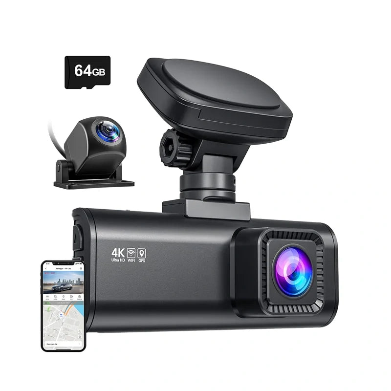 REDTIGER F7N WiFi 4K + 1080p Dash Cam