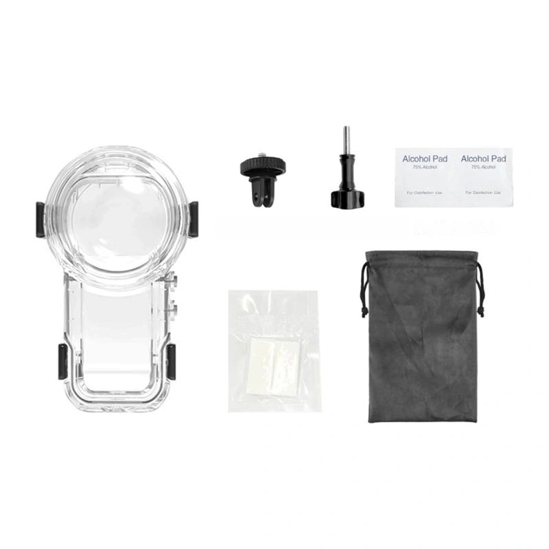 Puluz Waterproof Case (60 m) with Quick-Release Mount for Insta360 X5 (Transparent)