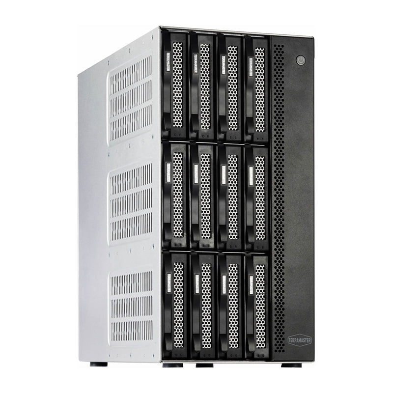 TERRAMASTER T12-500 Pro NAS File Server with Intel Core i7-1255U, 16GB RAM, 12 bays