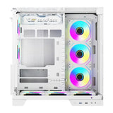 Computer case DarkFlash TH285 PLUS + 8 fans (white)